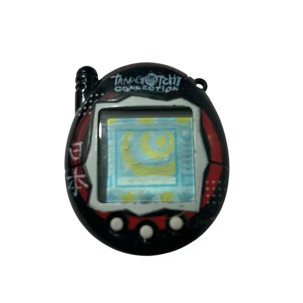 Bandai Tamagotchi Connection V3 Nihon Kanji Untested Black &Yellow 2004 Lot of 2